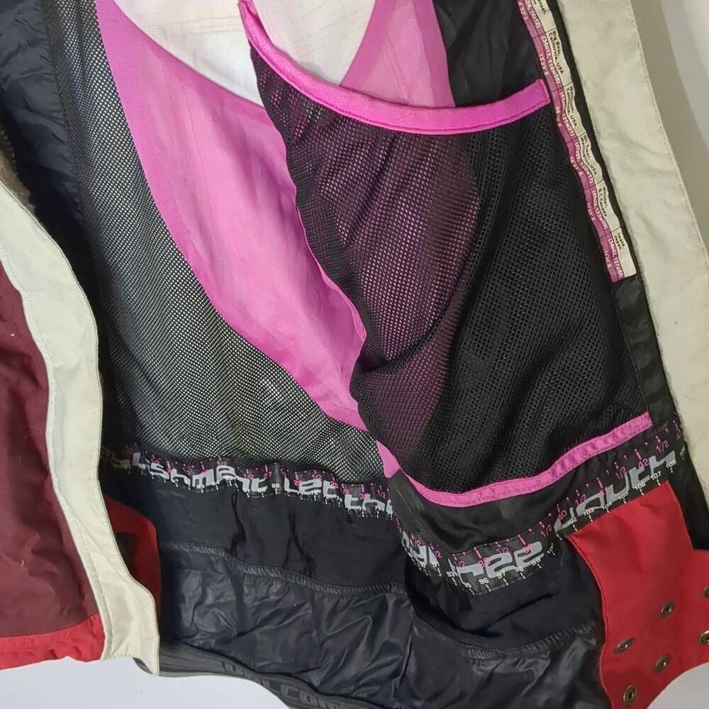 Volcom Nimbus Red Cream Colorblock Ski Snowboard … - image 6